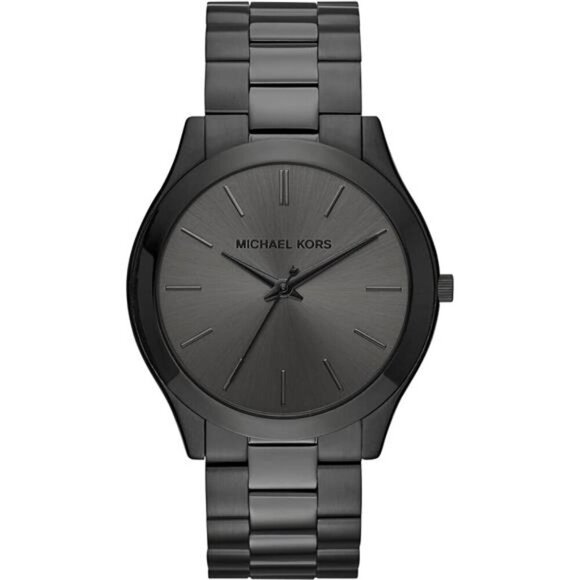 Oversized Slim Runway Men\'s Watch, Stainless Steel Watch for Men